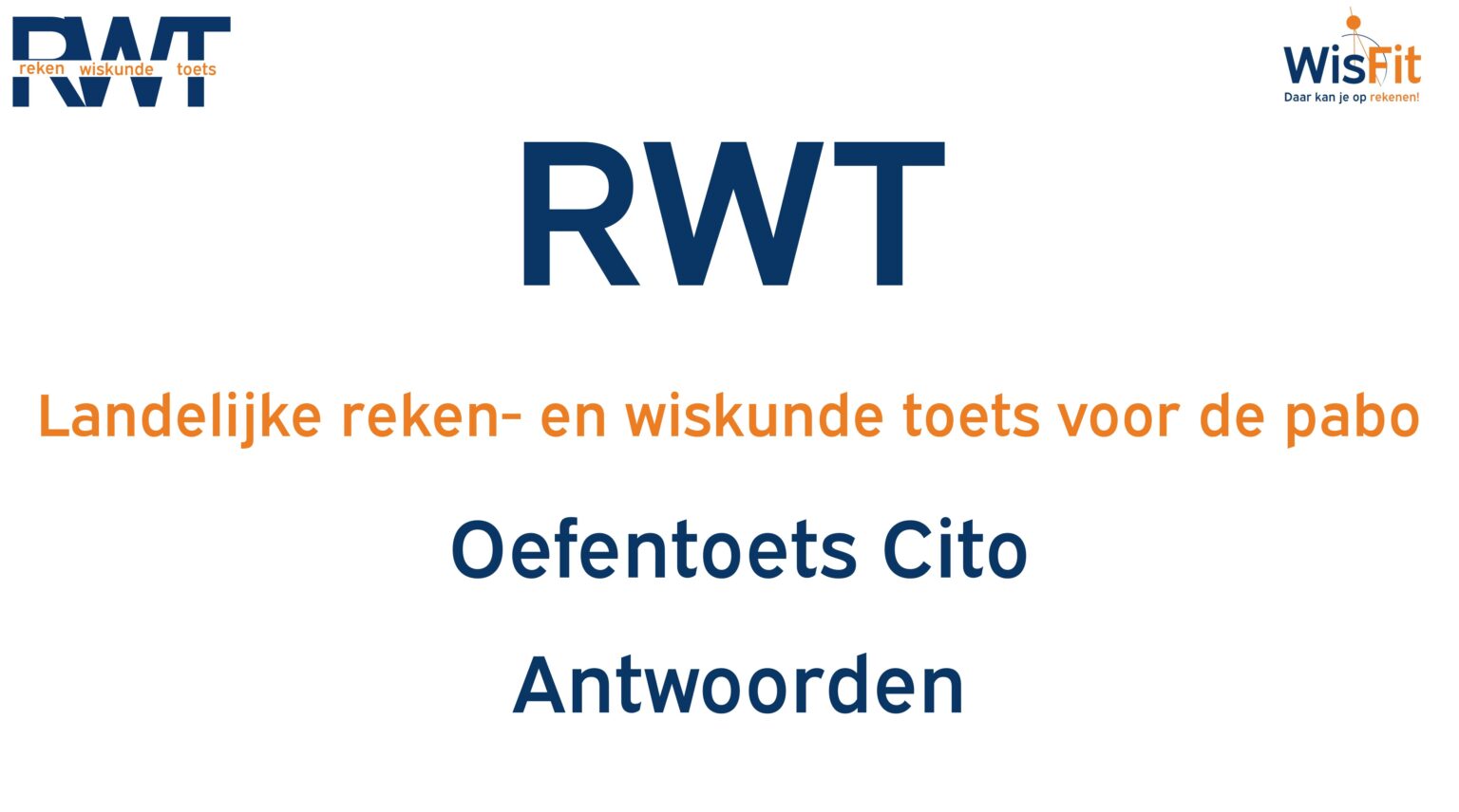 Tampak Rwt RWT - WisFit
